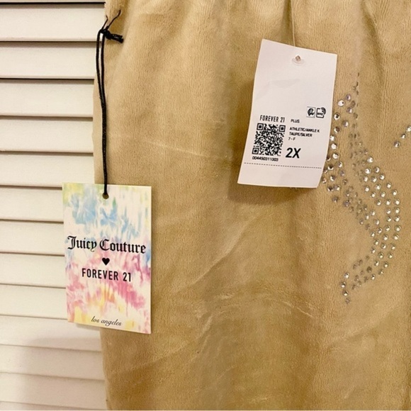 Forever 21 x Juicy Couture Rhinestone Velour Joggers​ - Picture 11 of 13
